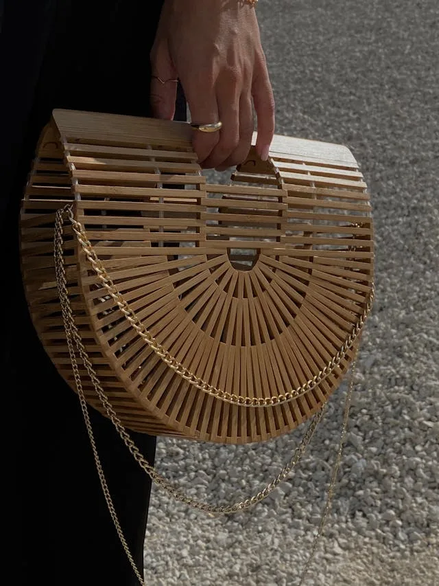 sac minimaliste en bois